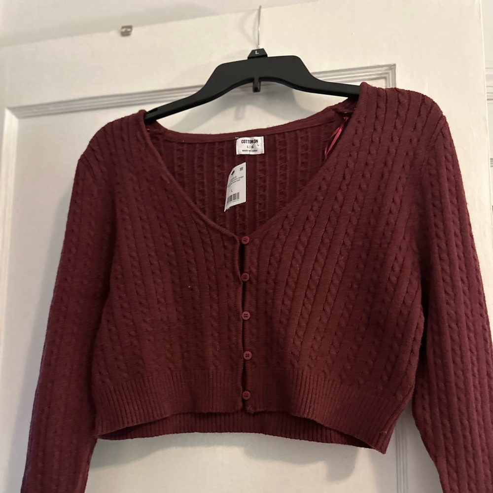 Burgundy Sweater